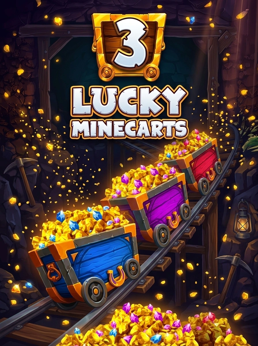 3 Lucky Minecarts Hold and Win