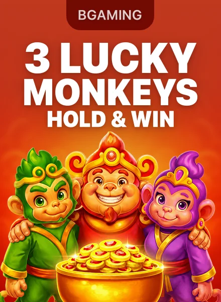 3 Lucky Monkeys Hold & Win