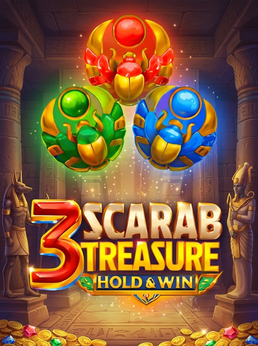 3 Scarab Treasure: Hold & Win