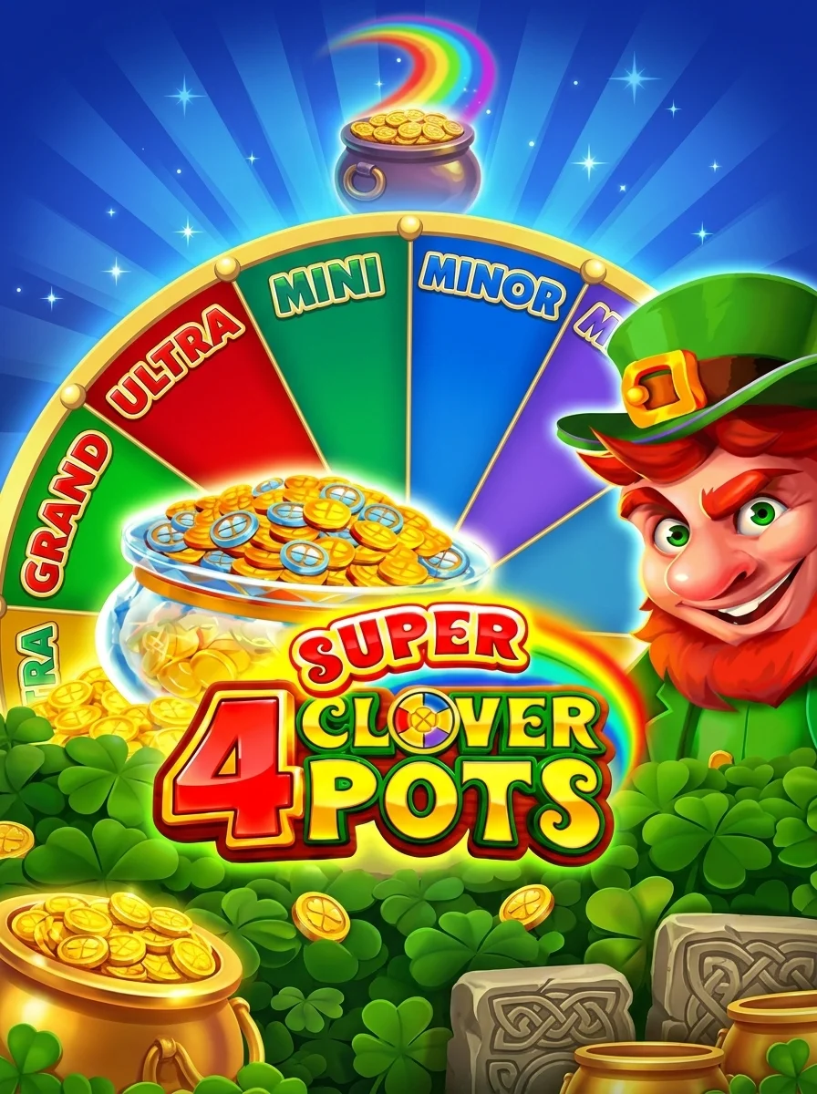 4 Super Clover Pots