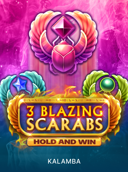 3 Blazing Scarabs Hold and Win