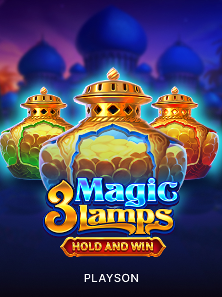 3 Magic Lamps: Hold and Win