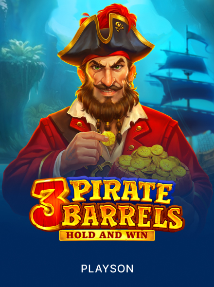 3 Pirate Barrels: Hold and Win Mobile