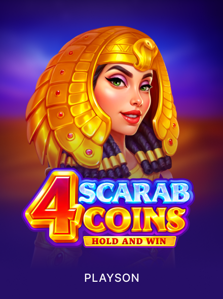 4 Scarab Coins: Hold and Win