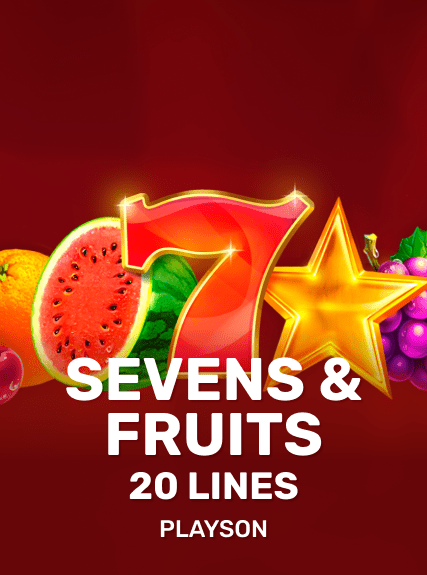 Sevens & Fruits: 20 lines