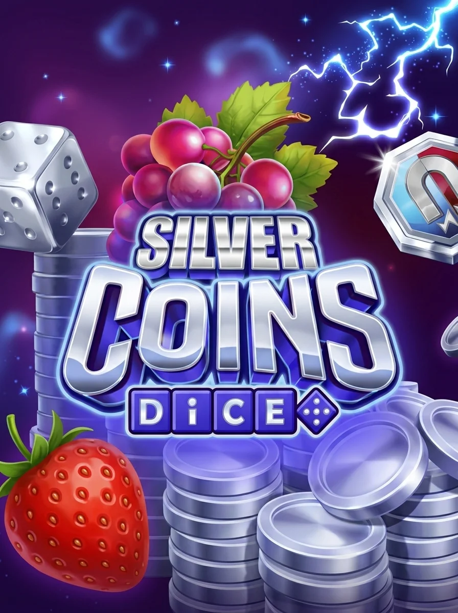 Silver Coins Dice