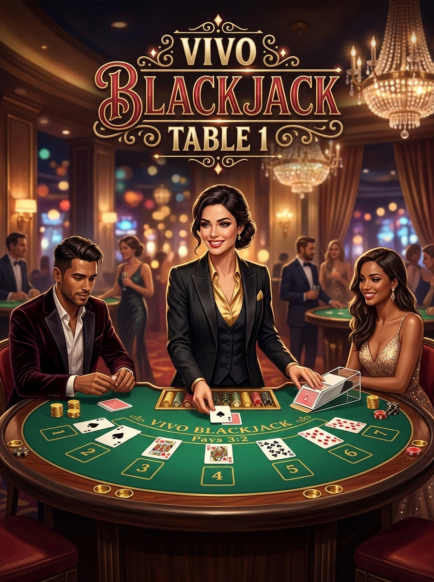 Vivo Blackjack Table 1
